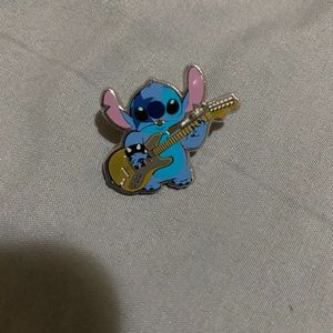disney rocker lilo and stitch enamel pin
